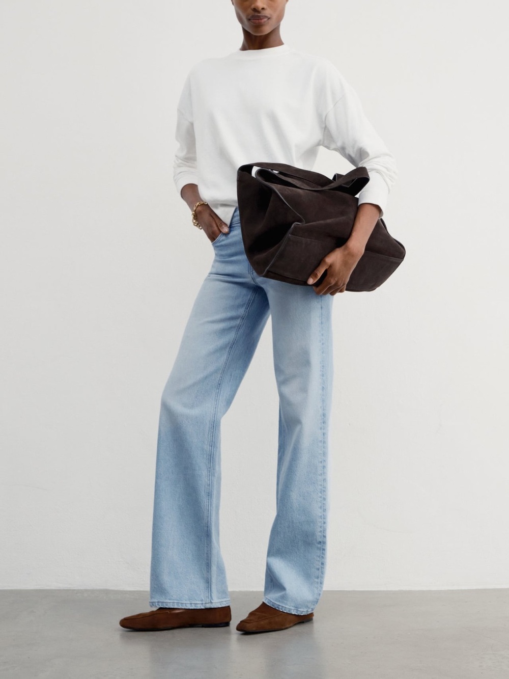 AYR SHORT The Secret Sauce Hero Baby Light Wash Wide Leg Jeans Size 29S